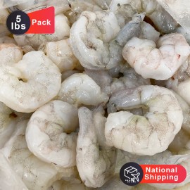 5-lbs Pack of Jumbo Size Gulf Shrimp Peeled And Deveined
