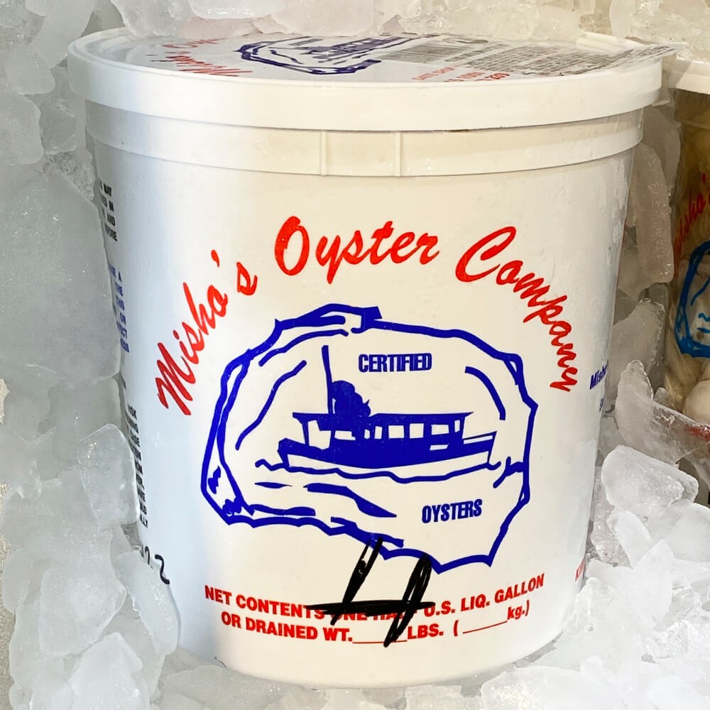 Shucked Oysters - 1 gallon 4 lbs