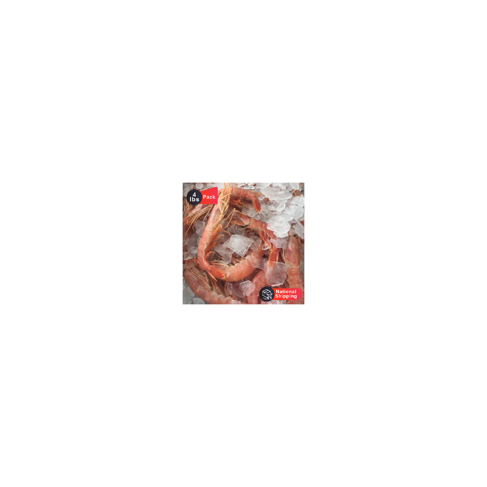 4-lbs Pack of Royal Red Shrimp - Langostinos