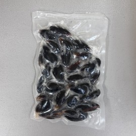 Cooked Whole Shell Mussels Vacuum Packed 1 Lb - Frozen