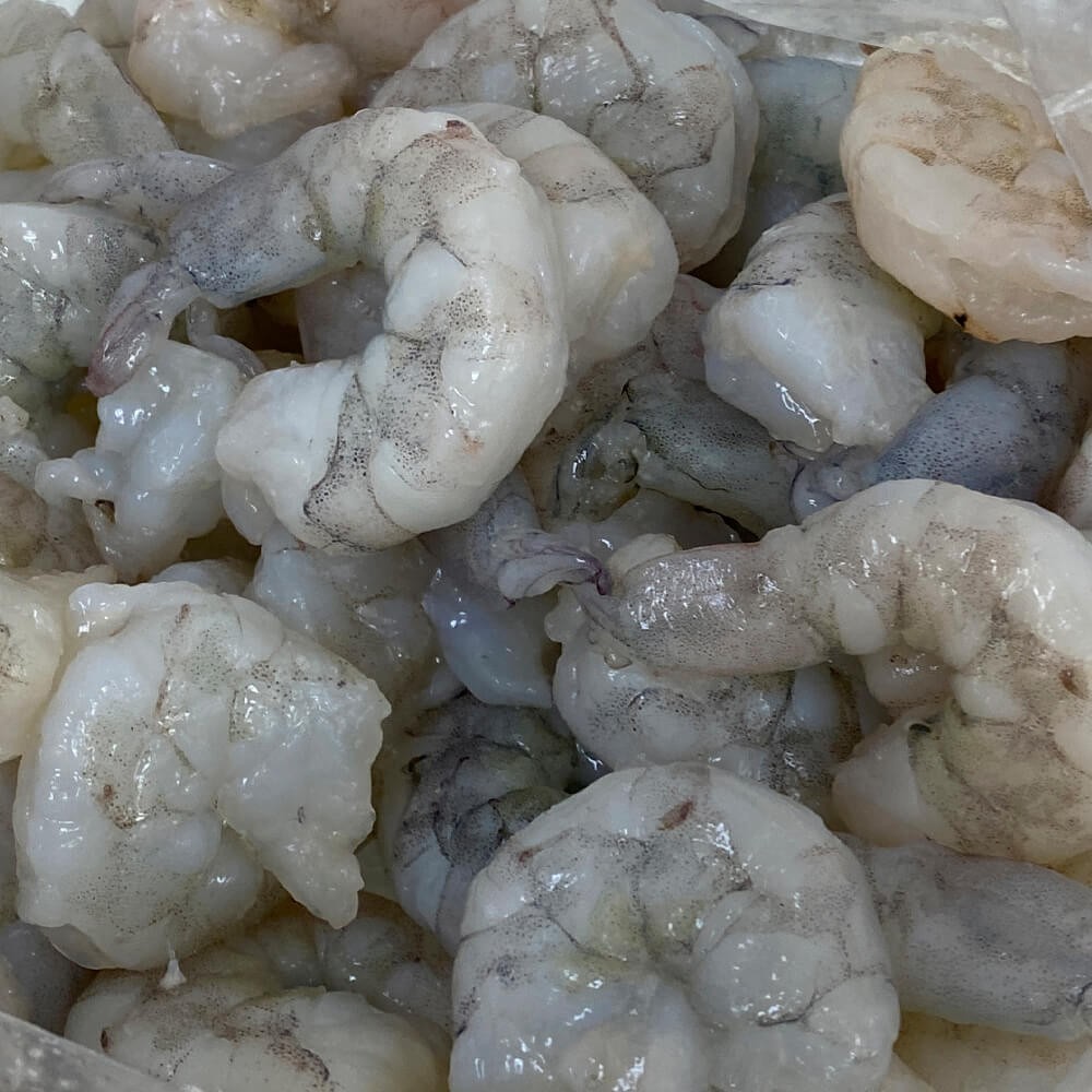 Peeled and deveined jumbo shrimp