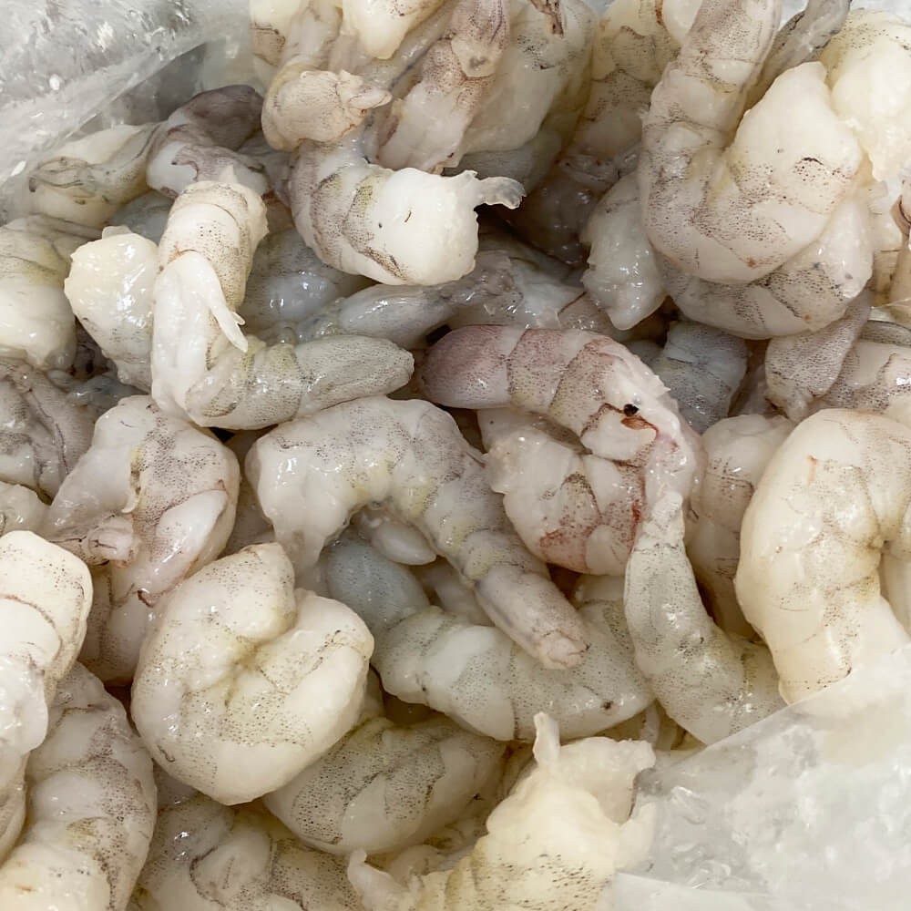 Peeled and deveined fresh medium shrimp